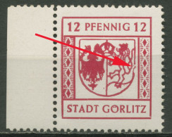 Görlitz 1945 Freimarke 3. Ausgabe Plattenfehler 12 X I Postfrisch - Otros & Sin Clasificación