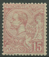 Monaco 1891 Fürst Albert I. Und Allegorie 15 Mit Falz - Nuevos