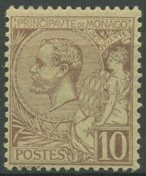 Monaco 1891 Fürst Albert I. Und Allegorie 14 Mit Falz - Nuevos