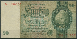 Dt. Reich 50 Reichsmark 1933 Serie I/X, Ro 175 A Gebraucht (K1007) - 50 Reichsmark