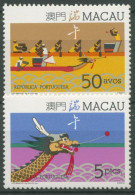 Macau 1987 Drachenbootfest 573/74 Postfrisch - Unused Stamps