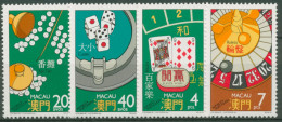 Macau 1987 Kunst Kultur Glücksspiele 579/82 Postfrisch - Unused Stamps