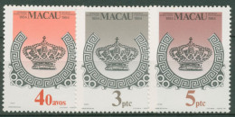 Macau 1984 100 Jahre Briefmarken Krone 514/16 Postfrisch - Unused Stamps