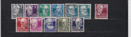 Un Lot De 63  Timbres Oblitérés  Zone Occupation   Hauptmann - Thälmann -  Hegel - Karl Marx- Kollwitz - Bebel - Engels - Usados