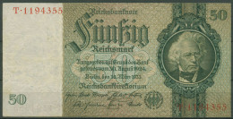 Dt. Reich 50 Reichsmark 1933 Serie Z/T, Ro 175 A Gebraucht (K998) - 50 Reichsmark