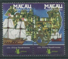 Macau 1983 Entdeckungen Schiffe 511/12 ZD Postfrisch - Unused Stamps