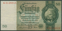 Dt. Reich 50 Reichsmark 1933 Serie B/G, Ro 175 A Leicht Gebraucht (K1013) - 50 Reichsmark