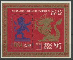 Südafrika 1997 HONGKONG Wappenlöwe Block 53 Postfrisch (C24945) - Blocs-feuillets