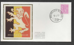 FDC Zijde : Nr 1850 Stempel: Bruxelles - Brussel - 1971-1980