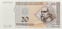 Bosnia 20 Convertible Marka, P-66 (1998) - UNC - Bosnien-Herzegowina