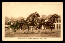 SPORTS - HIPPISME - PRIX DE SOISSONS A VINCENNES EN 1929 - BENJAMIN III DEVANT BRIDGE - Paardensport