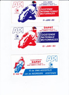 MOTOR RACES, MOTORSPORT : INTERNATIONALE RACES 1989, 1990 En 1992 IN OOSTENDE, MOTO RACES, MOTOCROSS - Other & Unclassified