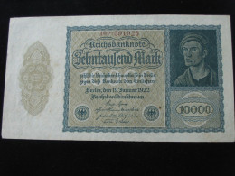 - Allemagne - Germany - 10 000 Zehntaufend Mark 1922 -  Reichsbanknote  **** EN ACHAT IMMEDIAT **** - 10000 Mark