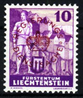 LIECHTENSTEIN DIENSTMARKEN 1934 37 Nr 21 Ungebraucht X16EC5E - Official