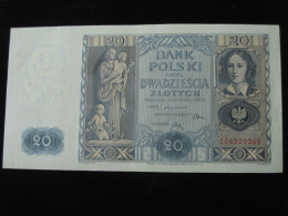 Pologne - 20 Dwadziescia Zlotych 1936   **** EN ACHAT IMMEDIAT **** - Pologne