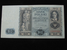 Pologne - 20 Dwadziescia Zlotych 1936   **** EN ACHAT IMMEDIAT **** - Pologne