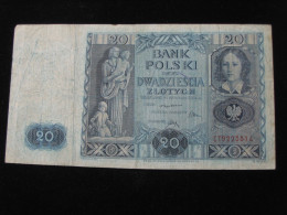 Pologne - 20 Dwadziescia Zlotych 1936   **** EN ACHAT IMMEDIAT **** - Polen