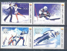 Belarus 2002 Mi 439-442 MNH  (ZE4 BYL439-442) - Inverno2002: Salt Lake City