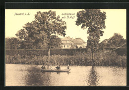 AK Pulsnitz, Schlossteich Mit Schloss - Pulsnitz