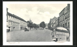 AK Burgstädt I. Sa., Hotel Goldner Adler Und Adler Apotheke  - Burgstaedt