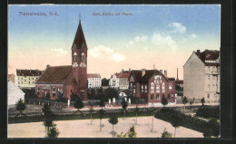 AK Finsterwalde, Kath. Kirche Mit Pfarre  - Finsterwalde