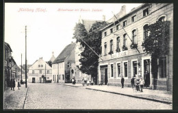 AK Mühlberg /Elbe, Hohestrasse Mit Kaiserl. Postamt - Mühlberg