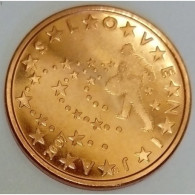 SLOVENIE - KM 70 -  5 EURO CENT 2007 - LE SEMEUR D'ETOILES - Slovenië