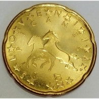 SLOVENIE - KM 72 - 20 EURO CENT 2007 - CHEVAUX LIPIZZANS - Slovenië