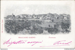 Al167 Cartolina Magliano Sabino Panorama 1907 Provincia Di Rieti - Rieti