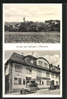 AK Usingen I. T., Gasthaus Zum Adler, Totalansicht  - Usingen