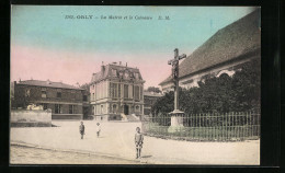 CPA Orly, La Mairie Et Le Calvaire  - Orly