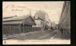 CPA Maisons-Alfort, Marché Couvert Et Grande Rue  - Maisons Alfort