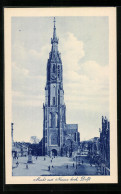 AK Delft, Markt Met Nieuwe Kerk  - Delft