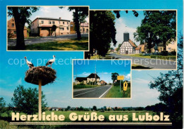 73840250 Lubolz Gasthaus Zur Linde Fachwerkhaus Ortseingang Storchennest Lubolz - Luebben (Spreewald)