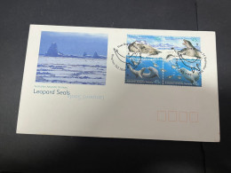 23-6-2024 (98) Australia AAT FDC - 2001 - WWF Leopard Seals - FDC