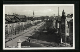 AK Penzberg, Sindlsdorfer Strasse Mit Kirche - Penzberg