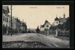 AK Pulsnitz I. Sa., Schillerstrasse Mit Bäumen - Pulsnitz