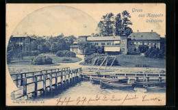 AK Kappeln, Strandhotel Mit Anlagen Vom Wasser Gesehen  - Kappeln / Schlei