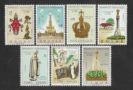 SMI) 1968, PORTUGUESE REPUBLIC, RELIGION 7 STAMPS, MNH - Nuovi