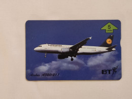 United Kingdom-(BTG-746)-Lufthansa/Airbus A320-211-(816)(605F13393)(tirage-1.000)-cataloge--20.00£-mint - BT Algemene Uitgaven