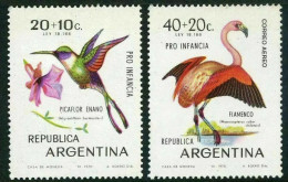 Argentina 1970 MiNr. 1055 - 6 Argentinien Birds Slender-tailed Woodstar, Chilean Flamingo 2v  MNH**  3.60 € - Unused Stamps