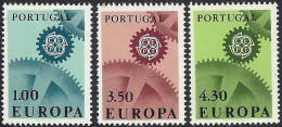 Scott - Portugal 994-996 (MNH): 1967 Europa [Set 1] - Nuovi