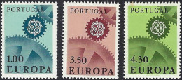 Scott - Portugal 994-996 (MNH): 1967 Europa [Set 2] - Nuovi