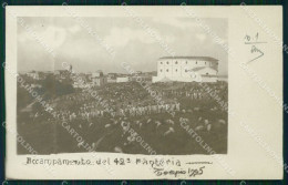 Sassari Tempio Pausania 42º Reggimento Fanteria Militari Foto Cartolina QT7805 - Sassari