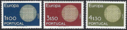 Scott - Portugal 1060-1062 (MNH): 1970 Europa - Neufs