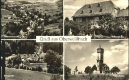 70087566 Oberweissbach Oberweissbach Thueringen Bergbahn Froebelhaus Turm X 1960 - Oberweissbach