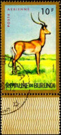 Burundi Avion Obl Yv:  3 Mi:104A Aepyceros Melampus Bord De Feuille (TB Cachet Rond) - Luchtpost