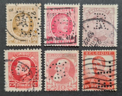 Belgium - Stamp(s) Perfin's- TB - 2 Scan(s) - Ref 2569 - 1863-09