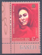 2023. Kyrgyzstan, Birth Centenary Of Baken Kydykeyeva, Actress, 1v Perfor, Mint/** - Kirgisistan