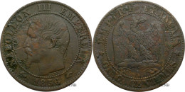 France - Second Empire - Napoléon III - 5 Centimes Napoléon III Tête Nue 1856 A - TTB/XF45 ! - Fra4806 - 5 Centimes